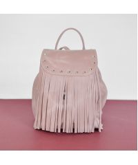 Женский кожаный рюкзак Ethnic Zephyr розовый