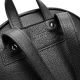 Женский кожаный рюкзак Jizuz Carbon Black черный