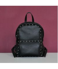 Женский кожаный рюкзак Jizuz Carbon Rock черный