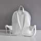 Женский кожаный рюкзак Jizuz Carbon-S White белый