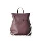 Женская кожаная сумка-рюкзак K-2 burgundy фиолетовая