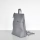 Женская кожаная сумка-рюкзак K-2 Grey серая