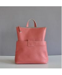 Женская кожаная сумка-рюкзак K-2 Terracota персиковая