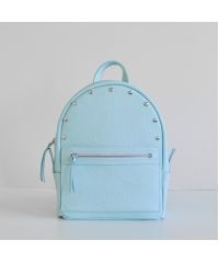 Женский кожаный рюкзак Sport Aqua-R голубой