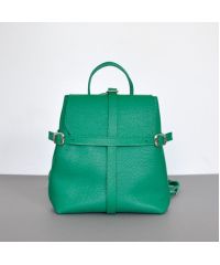 Женский кожаный рюкзак Symbol Green зеленый