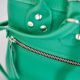Женский кожаный рюкзак Symbol Green зеленый