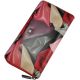 Женский кожаный кошелек 2548-C91 платки розовый