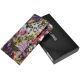 Женский кожаный кошелек 2030-D81 джунгли фиолетовый