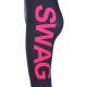 Спортивные лосины SL1691 розовая надпись Swag