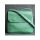 Кожаная сумка Капля зеленая кайзер