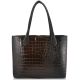 Женская сумка 35222 Crocodile коричневая