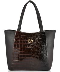 Женская сумка 35256 Crocodile коричневая