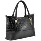 Женская сумка 35241 Crocodile черная