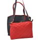 Женская сумка 35189 синяя с красным
