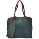 Женская сумка 35189 зеленая с красным