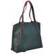 Женская сумка 35189 зеленая с красным