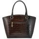 Женская сумка 35224 крокодил коричневая