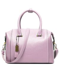 Женская кожаная сумка 7334-16 розовая