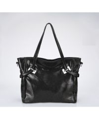 Женская кожаная сумка Discover черная