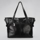 Женская кожаная сумка Discover черная