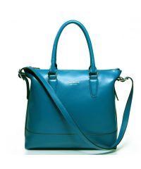 Женская кожаная сумка Freedom синяя