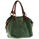 Женская замшевая сумка High C зеленая