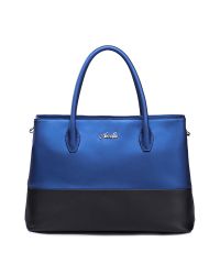 Женская кожаная сумка Bluny синяя