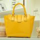 Женская кожаная сумка Lila1 желтая