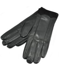 Женские перчатки волна черные