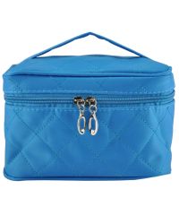 Косметичка чемоданчик синяя
