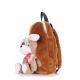 Детский рюкзак POOLPARTY с собакой kiddy-backpack-dog-brown