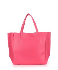 Кожаная сумка POOLPARTY Soho poolparty-soho-pink