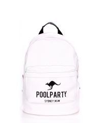 Рюкзак молодежный POOLPARTY backpack-kangaroo-white