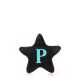 Кожаный клатч-косметичка POOLPARTY STAR star-black-blue