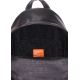 Рюкзак женский POOLPARTY backpack-pu-black-orange