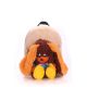 Детский рюкзак POOLPARTY с зайцем kiddy-backpack-rabbit-brown