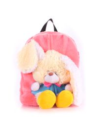 Детский рюкзак POOLPARTY с зайцем kiddy-backpack-rabbit-rose