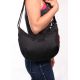 Женская сумка с ремнем на плечо POOLPARTY pool-92-oford-black