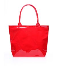 Лаковая сумка POOLPARTY pool7-laque-red