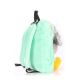 Детский рюкзак POOLPARTY с зайцем kiddy-backpack-rabbit-green