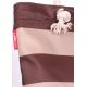 Пляжная сумка POOLPARTY anchor-stripes-brown коричневая