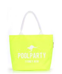 Женская сумка Poolparty pool-7-beach-lemon желтая