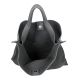 Женская кожаная сумка POOLPARTY bohemia-black черная