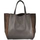 Женская кожаная сумка poolparty-soho-brown-velour коричневая
