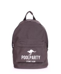 Рюкзак Молодежный PoolParty backpack-kangaroo-grey
