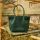 Женская кожаная сумка Babak Shopper Green 894077 зеленая