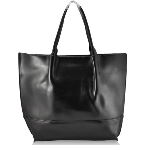 Женская кожаная сумка 8272 черная
