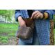 Женский кожаный клатч Babak Kolibri Brown 877051 коричневый
