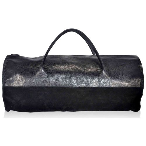 Спортивная кожаная сумка fss-96 черная