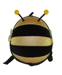 Детский рюкзак SUPERCUTE в виде пчелы черный с золотым
